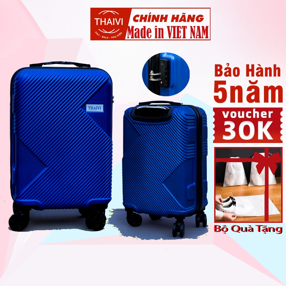 Vali du lịch, Vali kéo THAIVI Hàng chính hãng VIỆT NAM Bảo hành 5 Năm + Bộ quà tặng