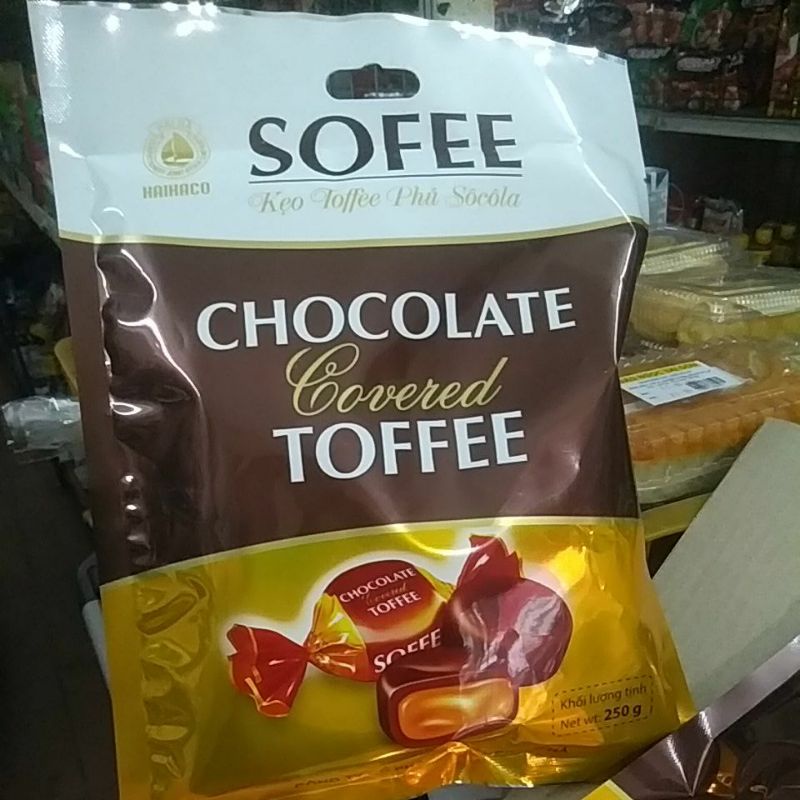Kẹo Toffee phủ sôcôla 250g