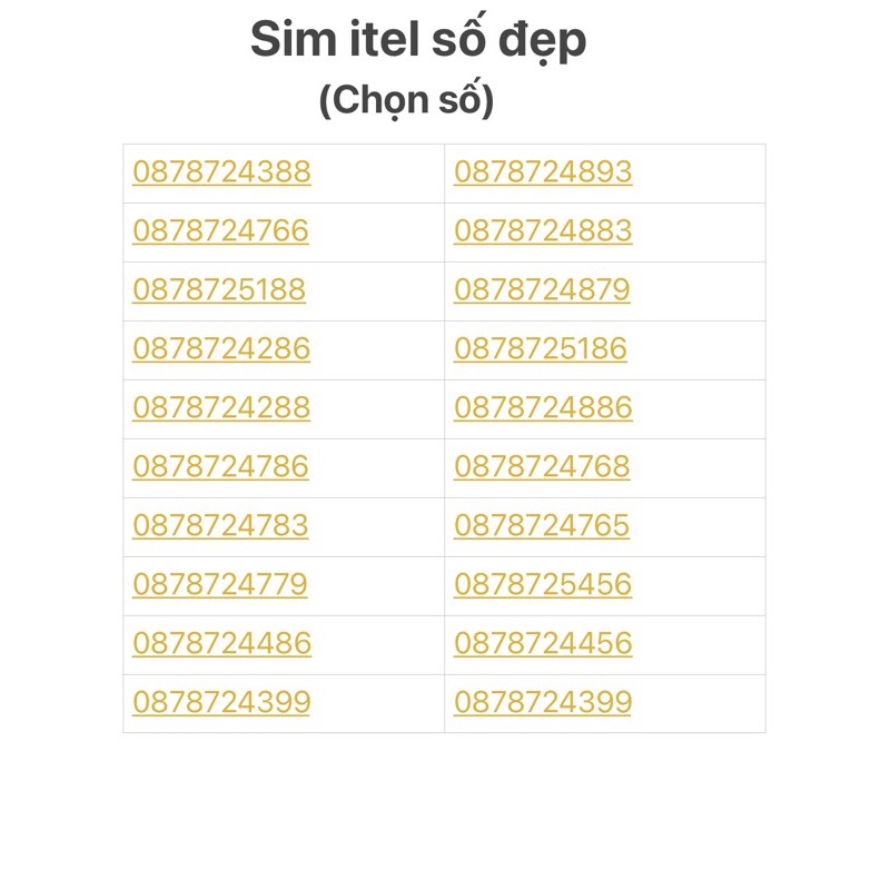 Sim số đẹp 4G iteltelecom (chọn số) 90GB/tháng,gọi nội mạng vina free,gọi ngoại mạng chỉ 690Đ/p