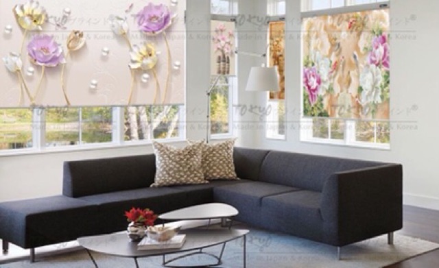 Rèm cuốn tranh tokyo tính m2