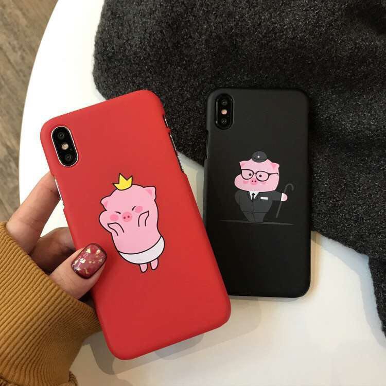 [ IPHONE ] Ốp Lưng Silicon Pig Cặp Đôi - B045 | BigBuy360 - bigbuy360.vn