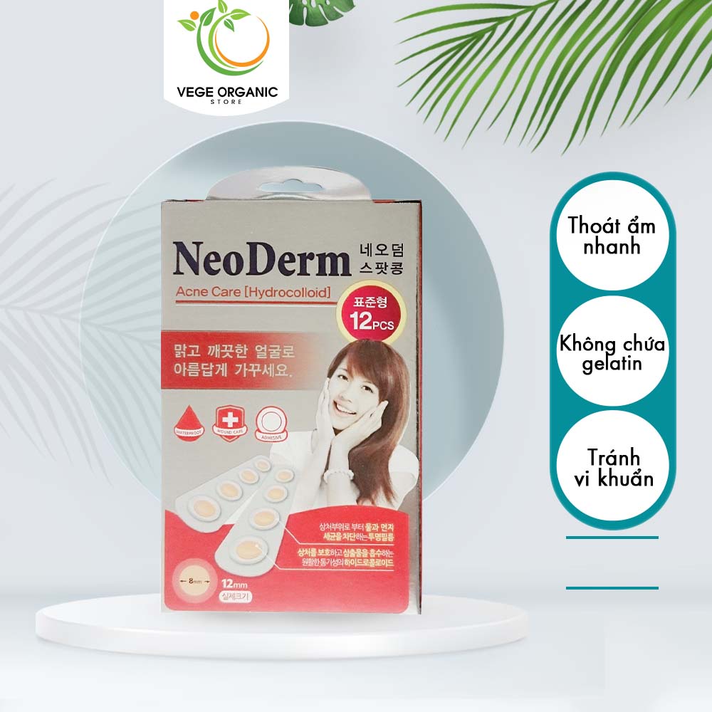 Miếng dán mụn Neoderm Ultra Thin an toàn cho da -CN064