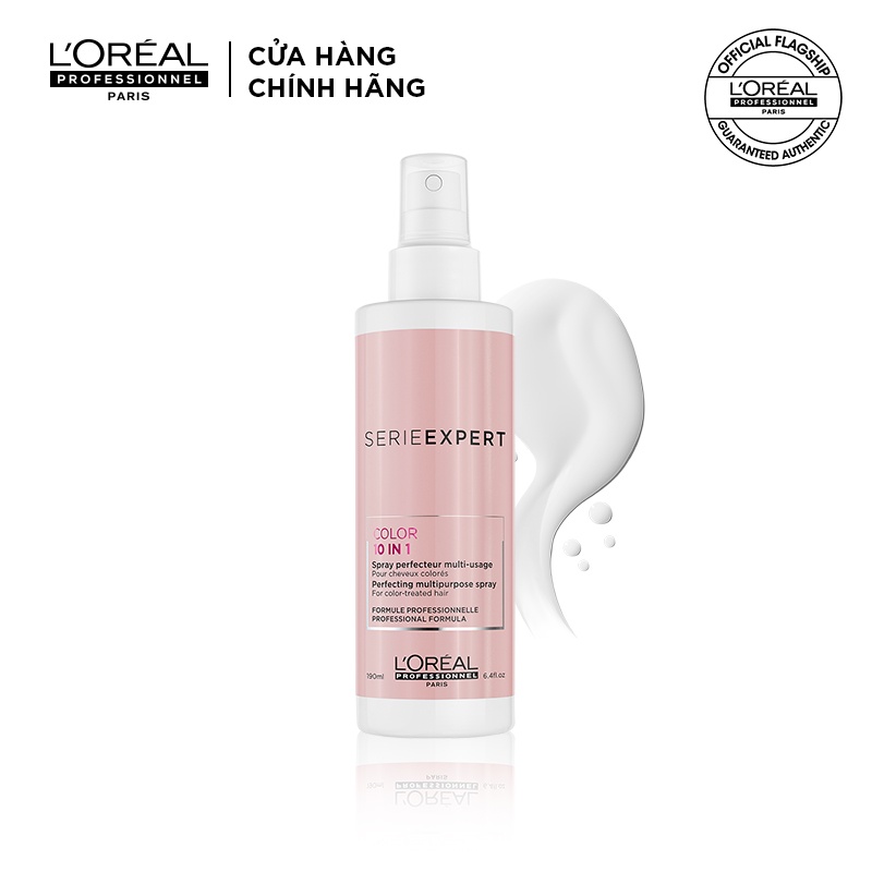 Xịt dưỡng chống nắng giữ màu tóc nhuộm L'Oréal Professionnel Serie Expert Vitamino Color 190ml