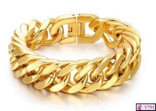 Lắc nam dát vàng 18k