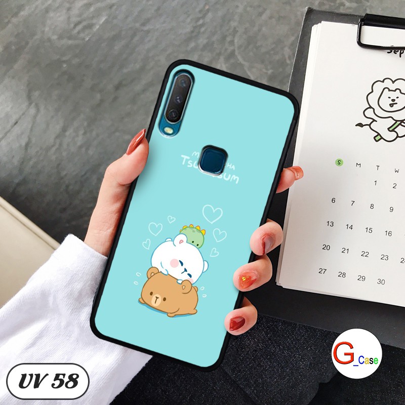 Ốp điện thoại Vivo Y17/ U10 - lưng nhám viền dẻo