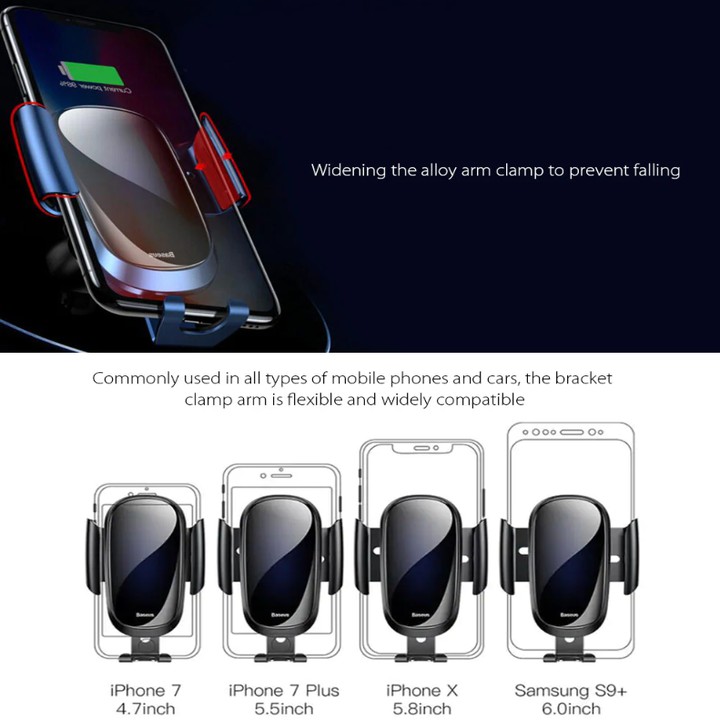 Giá đỡ điện thoại gắn trên cửa gió điều hòa ô tô nhãn hiệu Baseus SUYL-WL01 - Hàng chính hãng | BigBuy360 - bigbuy360.vn