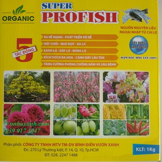 Phân Đạm Cá Dạng Viên Super ProFish gói 1kg