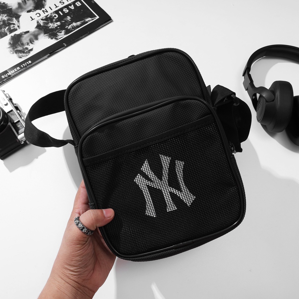 Túi Đeo Chéo MLB NY Vintage Đen Mini Bag Black Full Tag Code