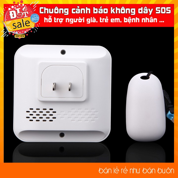 Chuông cảnh báo không dây SOS dành cho người già, người bệnh, trẻ con