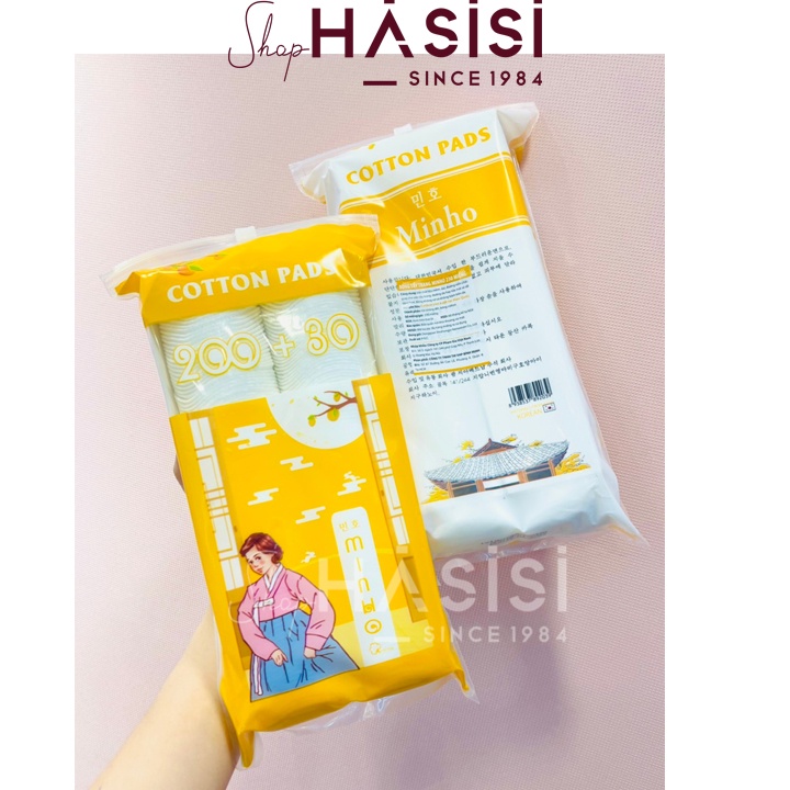 Bông Tẩy Trang MINHO - 100% Cotton 150 Pads (230 Miếng)