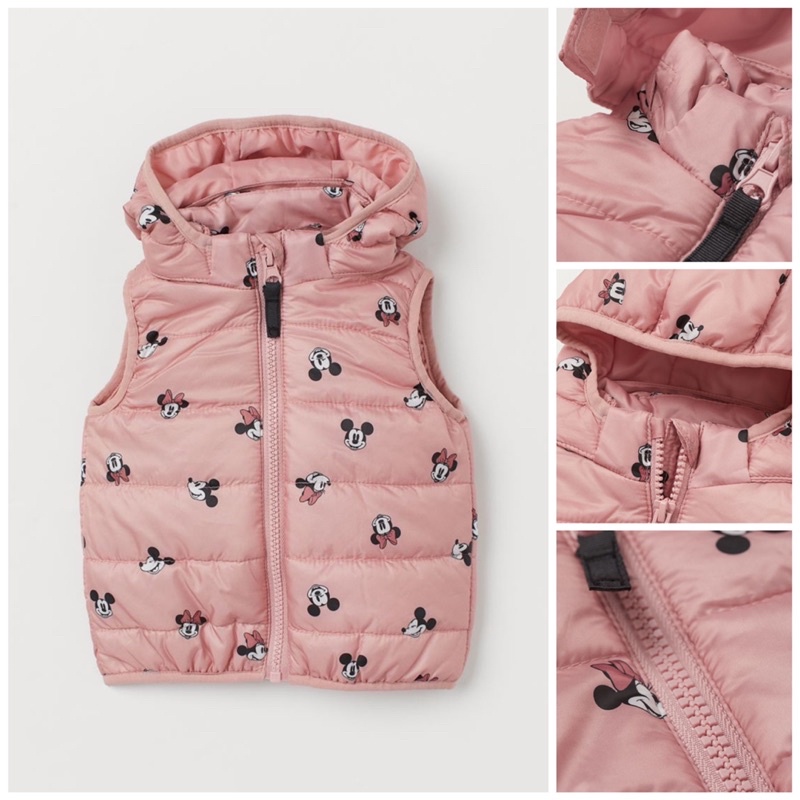 Gile phao mickey siêu nhẹ cho bé gái hàng vợt sale Hàn