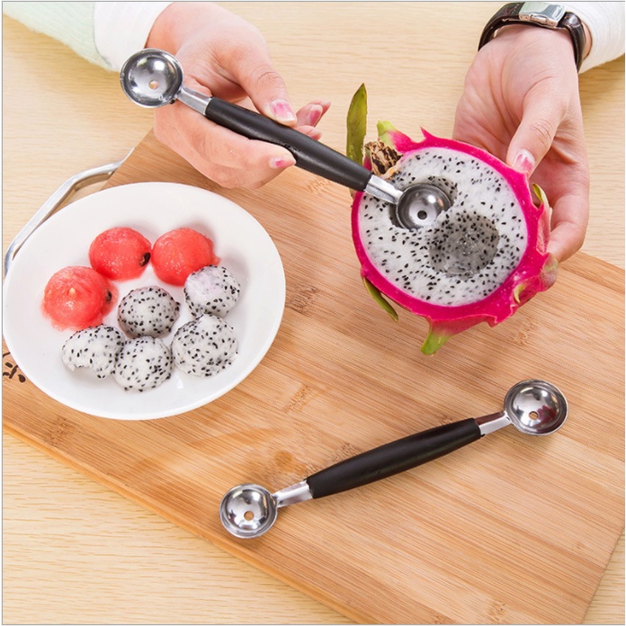 MUỖNG THÌA MÚC KEM, TRÁI CÂY VIÊN TRÒN ĐẸP MẮT BIBI 86