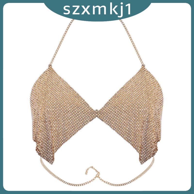 Vòng cổ Bodychain Mặc Bikini Đính Đá Thời Trang Quyến Rũ