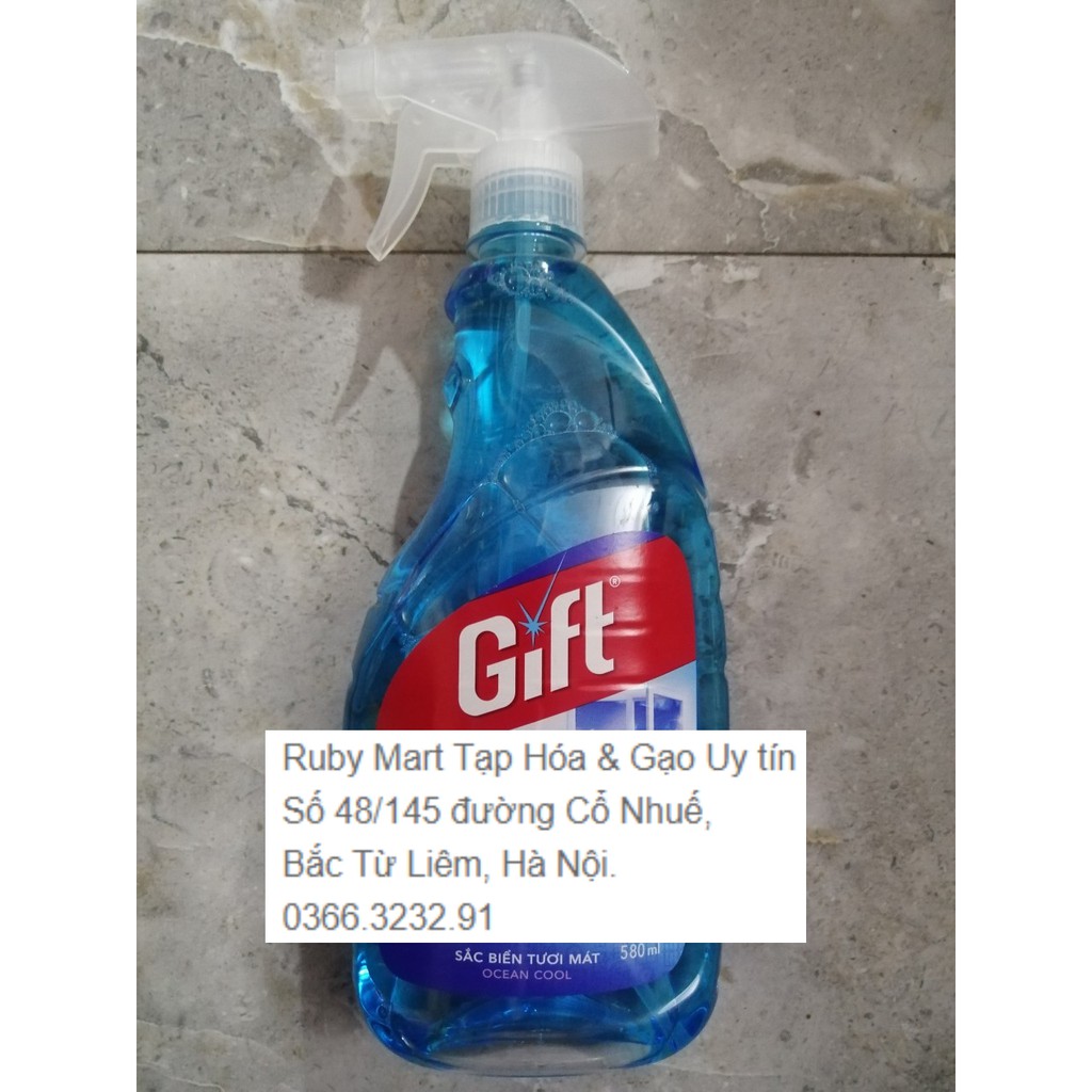 Nước lau kính Gift chai 580ml