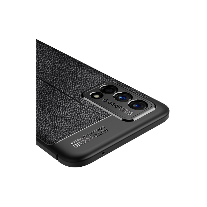 Ốp Điện Thoại Da PU Viền TPU Dẻo Sang Trọng Cho Realme Q3s Q3i Q3Pro Carnival Q2 Q2i Q2 Pro V3 V5 V7 V11 V13 V15 V25 5G