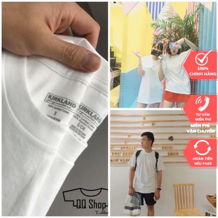 Áo phông  trơn - Áo thun trơn OVERSIZE [Nam,Nữ]  - Trắng, Đen