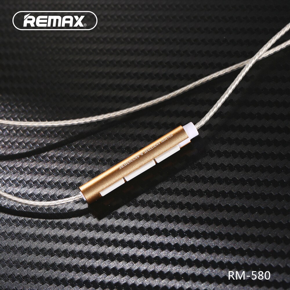 Tai Nghe Nhét Tai Remax Rm-580 Có Độ Phân Giải Cao