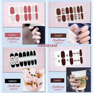 Sticker Dán Móng Tay không thấm nước siêu xinh Bảng 7