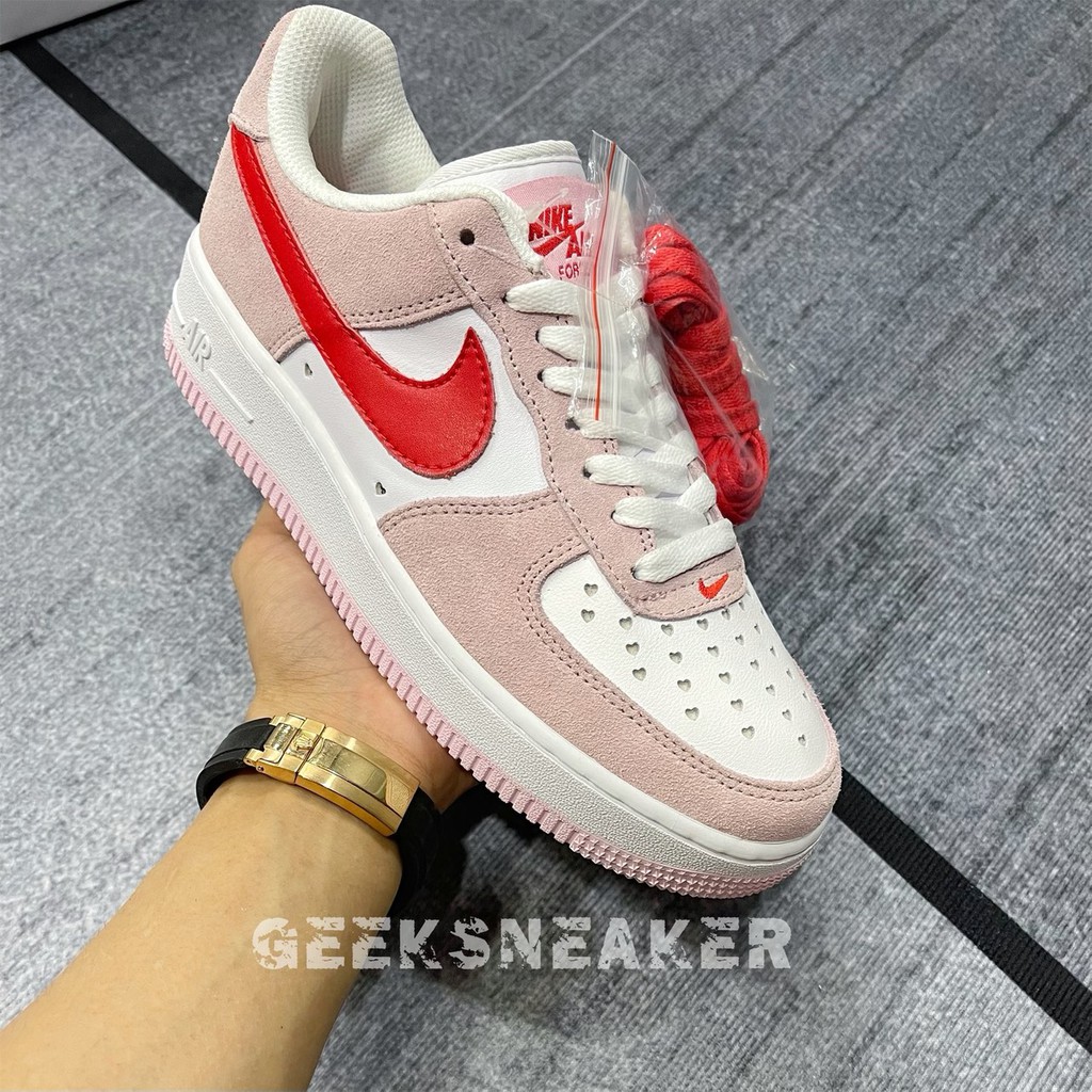 [GeekSneaker] Giày thể thao Air Force 1 - QS Valentine's Day Love Letter