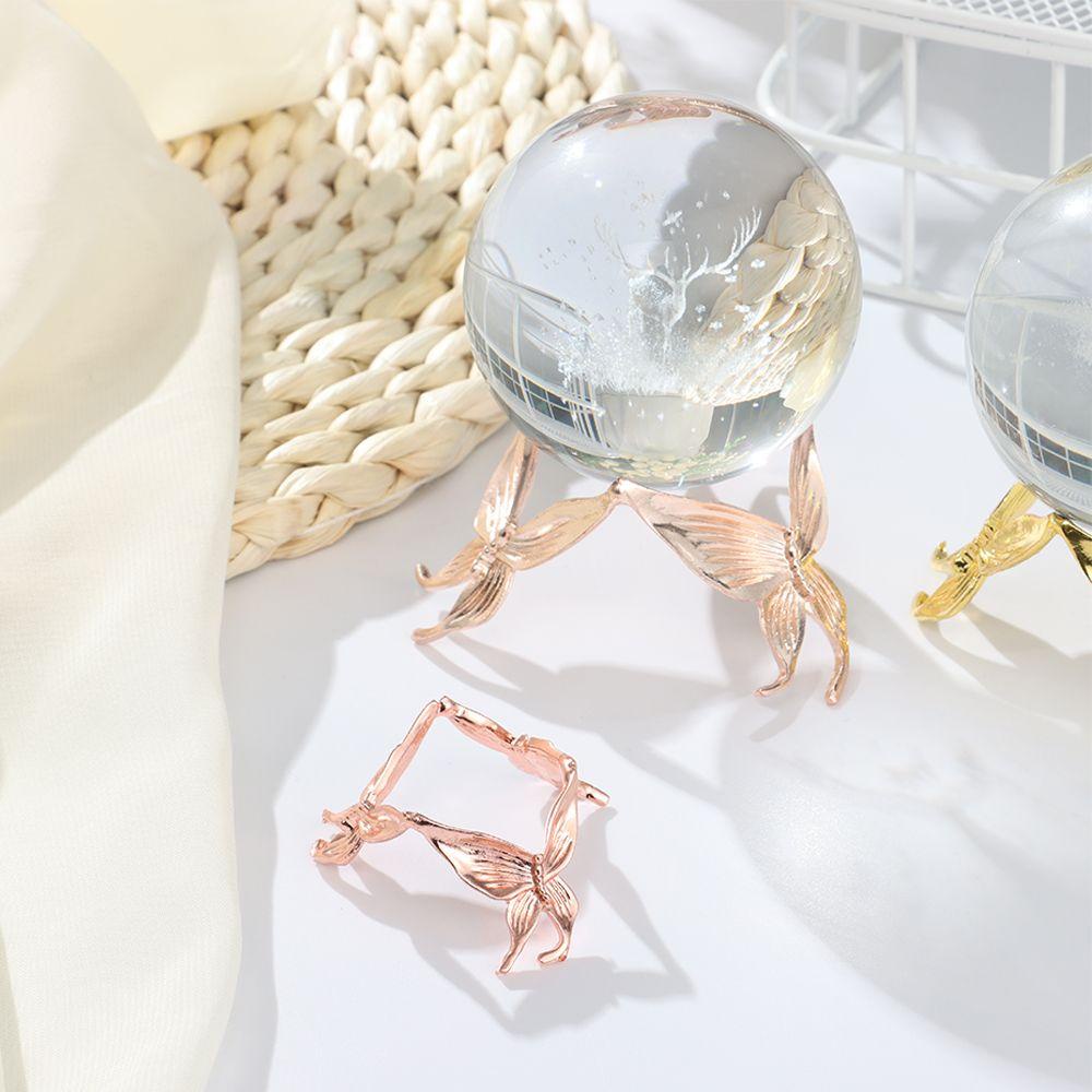 Giá Đỡ Trưng Bày Đồ Trang Trí Hình Cầu Họa Tiết Bướm DIY