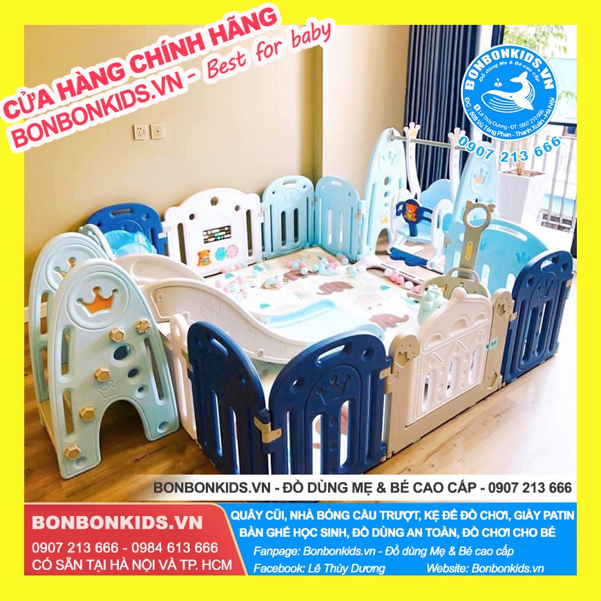 Bộ quây bóng Holla Kiddy bé trai 1m8x2m full 8 món, hàng sẵn sỉ lẻ