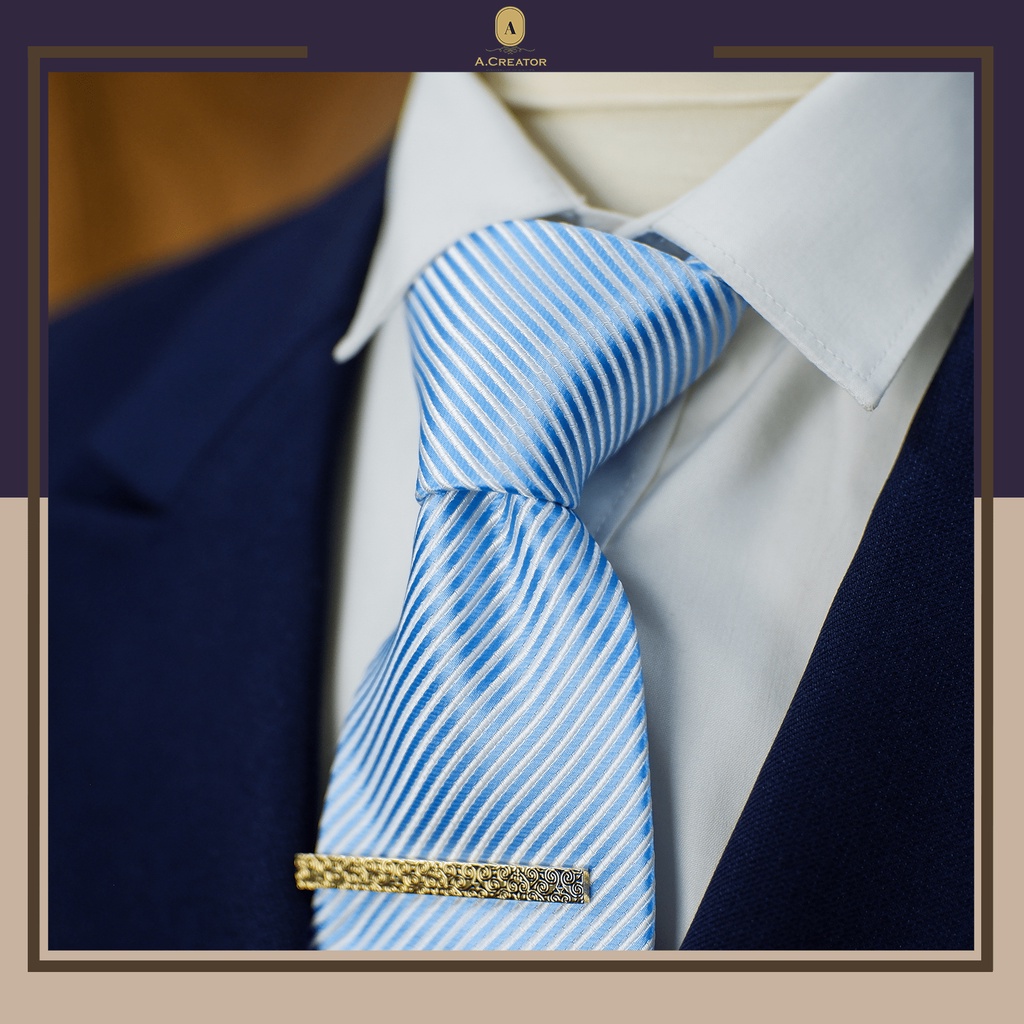 Tổng Hợp Cà Vạt 8cm Basic - Chất Liệu Poly Silk