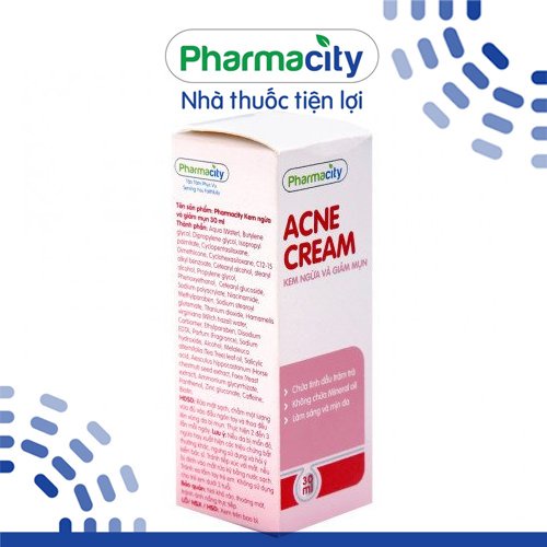 Kem ngừa mụn Pharmacity Acne Cream 30ml - Trị mụn | MyPhamKr.com