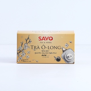 Trà Oolong Rang Túi Lọc SAVO (Hộp 25 gói)