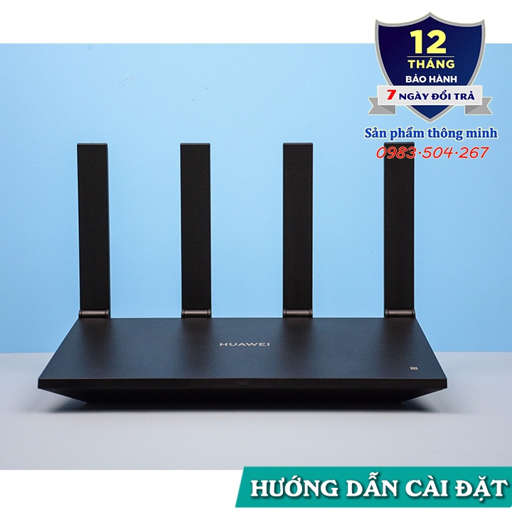 Bộ phát Wifi Router Huawei AX6 băng tần kép - Wifi 6 + 7200Mbps - hỗ trợ Mesh - kết nối 248 thiết bị | BigBuy360 - bigbuy360.vn