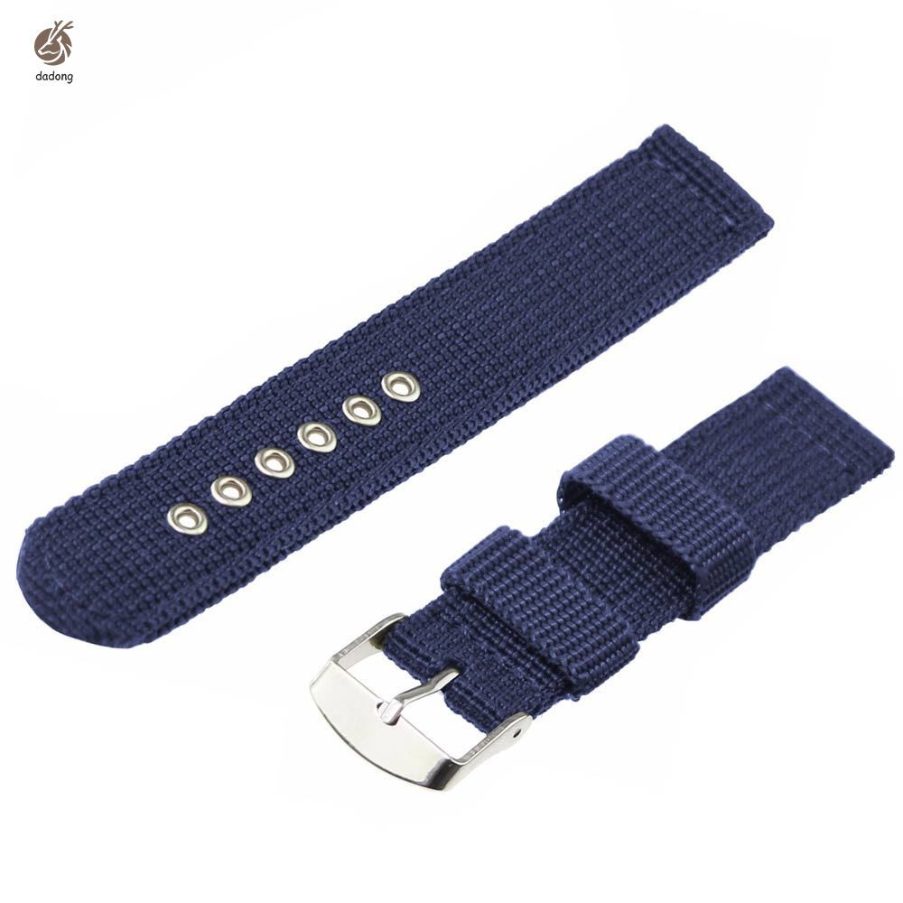 Dây đồng hồ thay thế bằng vải 20/22/24mm cho nam lẫn nữ