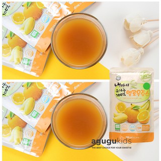 Combo 5 bánh ăn dặm organic Hàn Quốc : nước ép trái cây + snack gạo rau củ trái cây