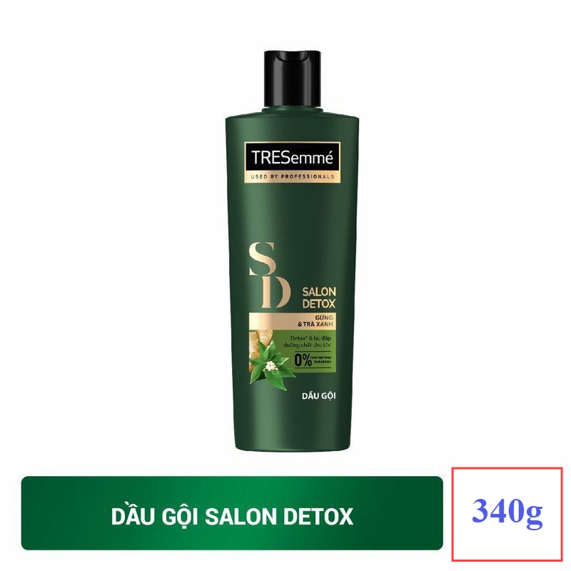Dầu Gội - Xả Tresemme Salon Detox Gừng & Trà Xanh 340G