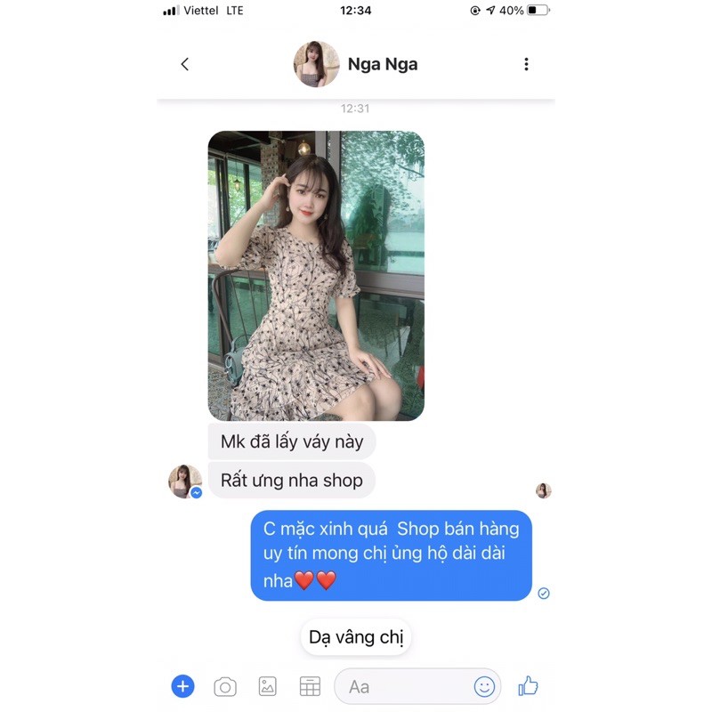 Váy xòe họa tiết hoa nhí V1807 - Đẹp Shop DVC (Kèm ảnh thật trải sàn do shop tự chụp) | BigBuy360 - bigbuy360.vn