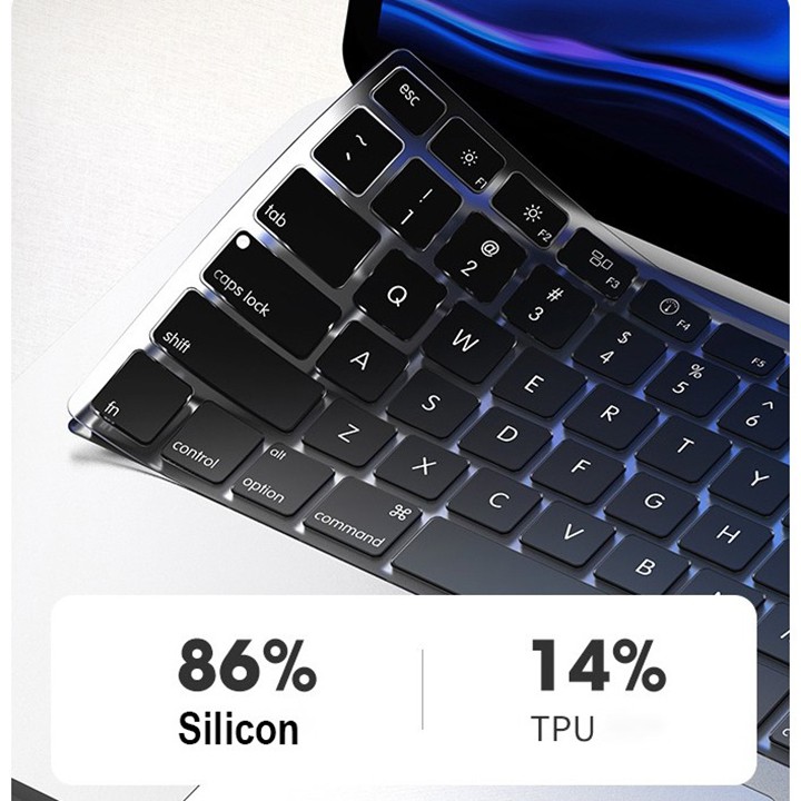 Case,Ốp Macbook Màu Đen Kèm Phủ Phím (Tặng Kèm Bộ Nút Chống Bụi & Bộ Chống Gãy Sạc) | BigBuy360 - bigbuy360.vn