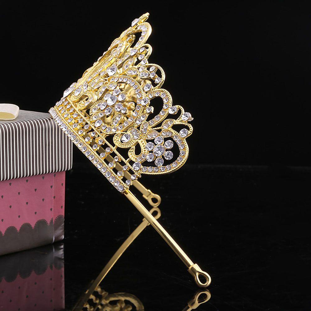 Vương Miện Cài Tóc Đính Đá Sang Trọng Cho Cô Dâu