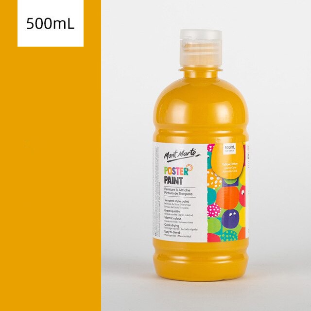 Màu Nước Poster Paint Mont Marte 500ml - Yellow Ochre - MPST0019