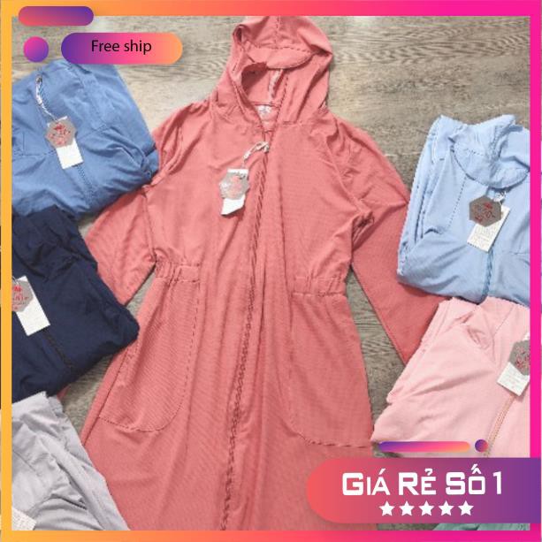 Áo choàng chống nắng toàn thân(loại đắt hàng cao cấp form thoải mái và chất dày dặn)