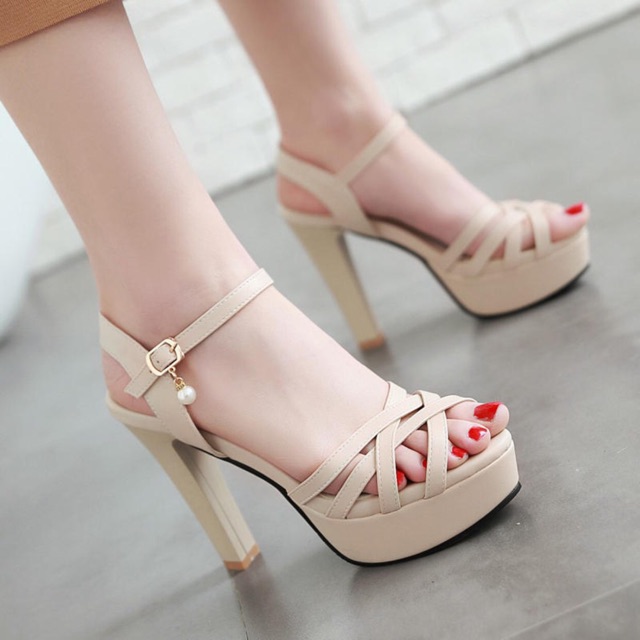 [ORDER G2] Giày cao gót 12 phân nữ tính