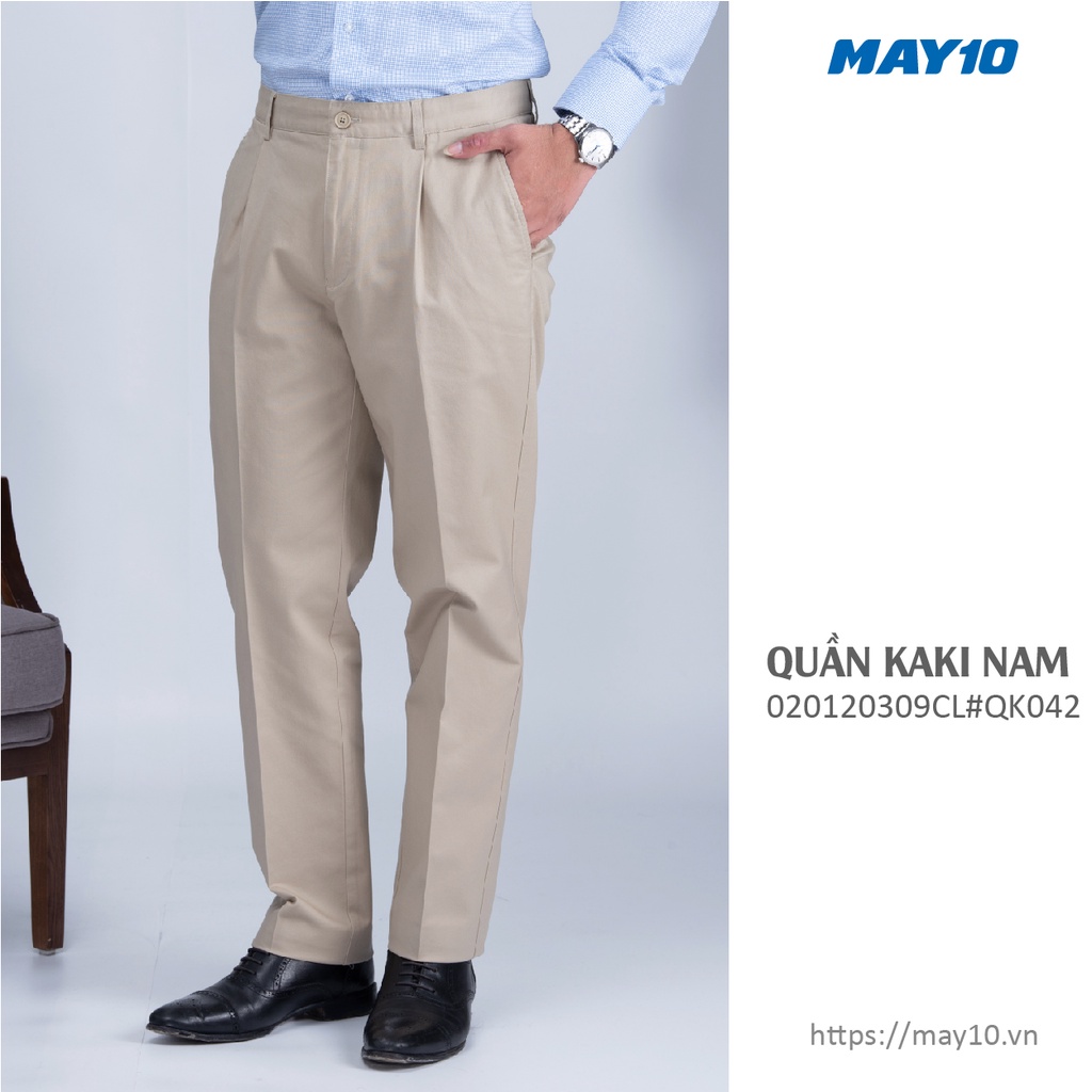 Quần kaki nam May 10 có ly mã 020120309CL QK042