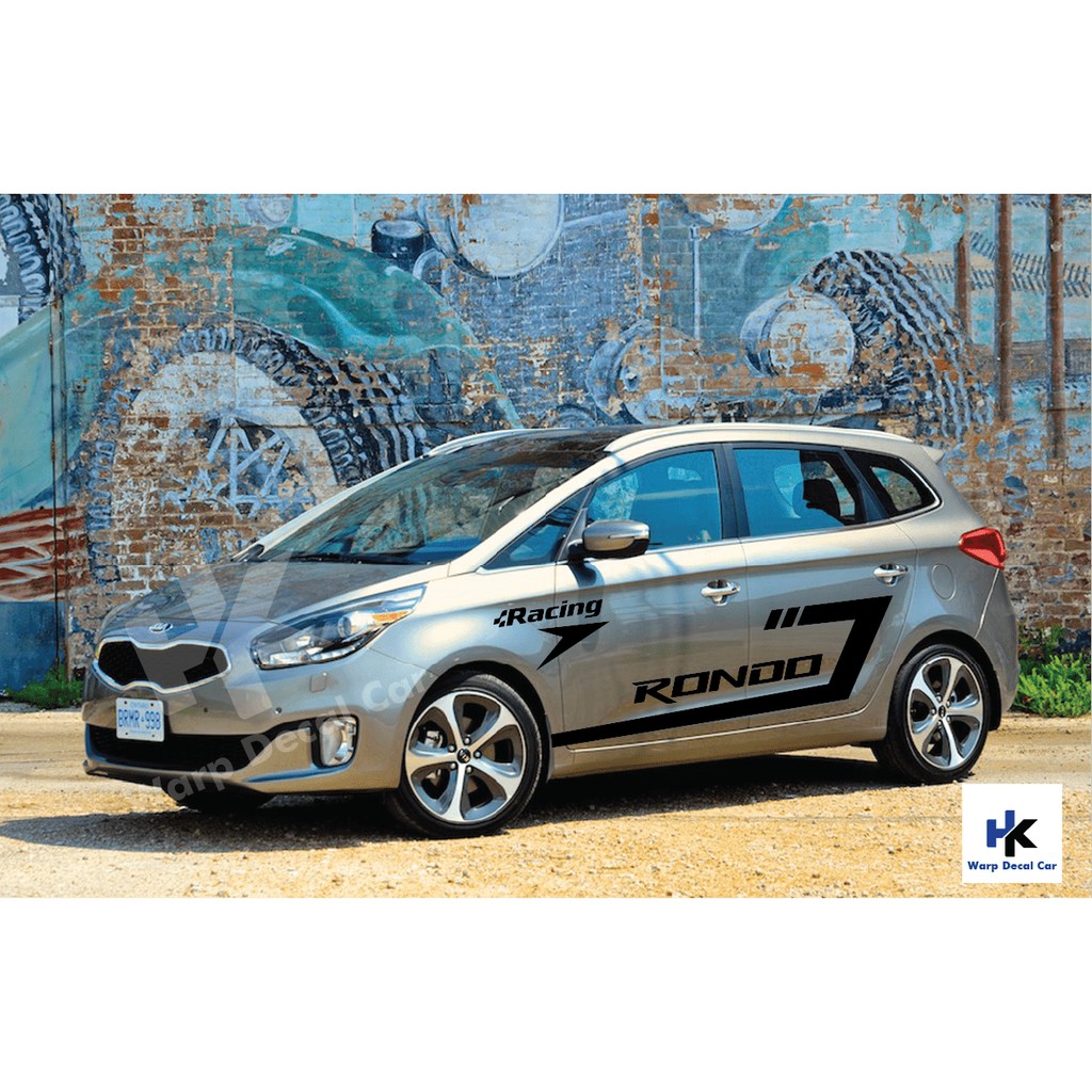 Tem xe Rondo-decal Rondo phong cách thể thao