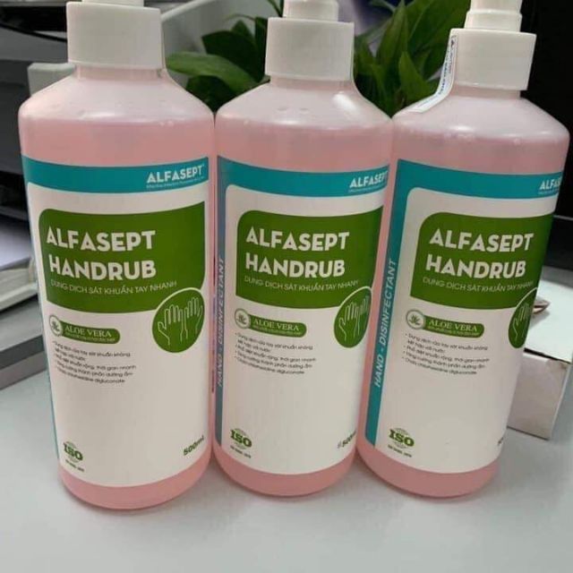 Dung dịch rửa tay sát khuẩn nhanh Alfasept Handrub 500ml