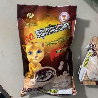 Tăm cay snack sợi màu cà phê