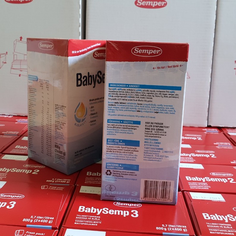 Sữa Semper BabySemp Thụy Điển số 4 - 800gr
