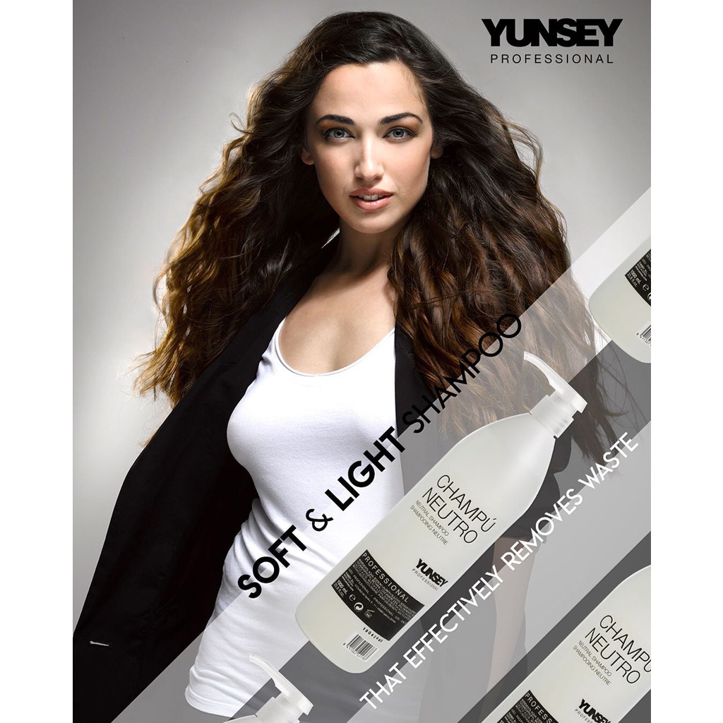 Dầu gội Yunsey dưỡng tóc và làm sạch dịu nhẹ Neutral Shampoo 1000ml