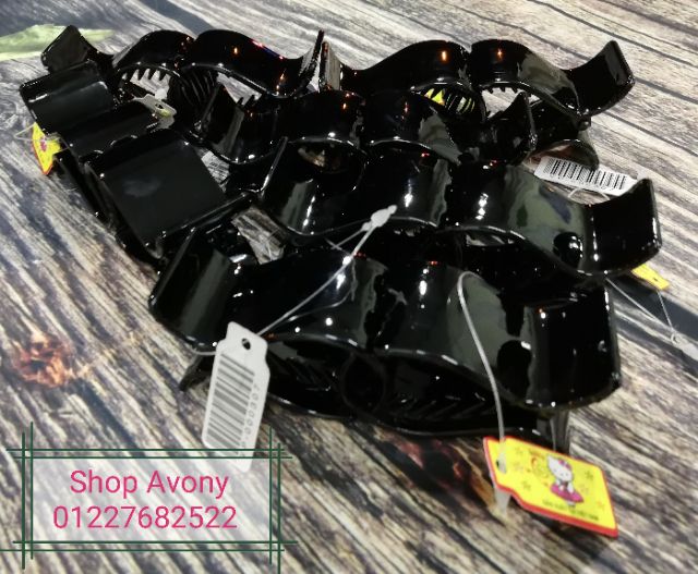 [SỈ] 12 kẹp càng cua 5 răng màu đen không gãy ( hàng VN)