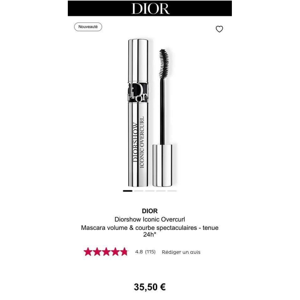 Chuốt Mi Mascara Diorshow Iconic Overcurl 4ml | BigBuy360 - bigbuy360.vn