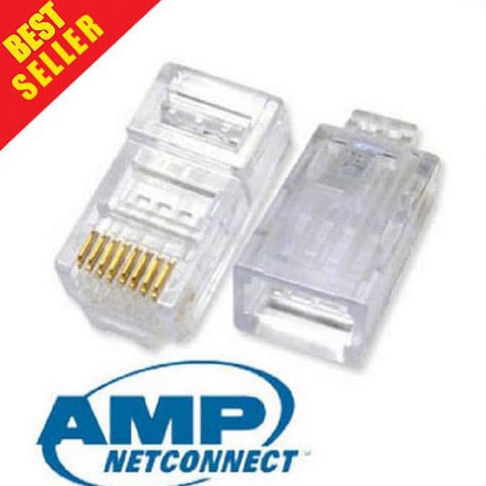 Đầu Kết Nối Rj45 Cat5E Amp / Rj 45