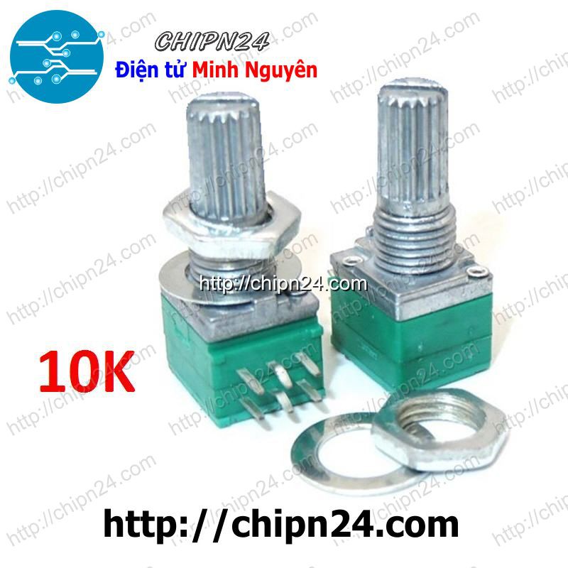 [2 CON] Biến trở RK097G 6 chân 10K