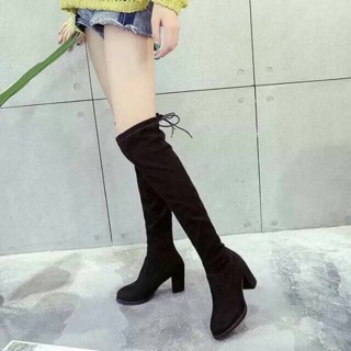 Bốt nữ - bốt đùi cao 7p có lót nỉ (FORM NHỎ)