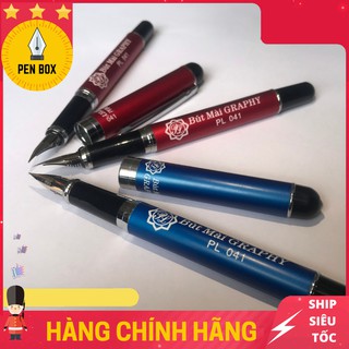 Bút Mài Graphy PL041, Bút Máy Ngòi Lá Tre Tự Tạo Nét Thanh Đậm, Thi Viết Chữ Đẹp, Chữ Sáng Tạo, PenBox